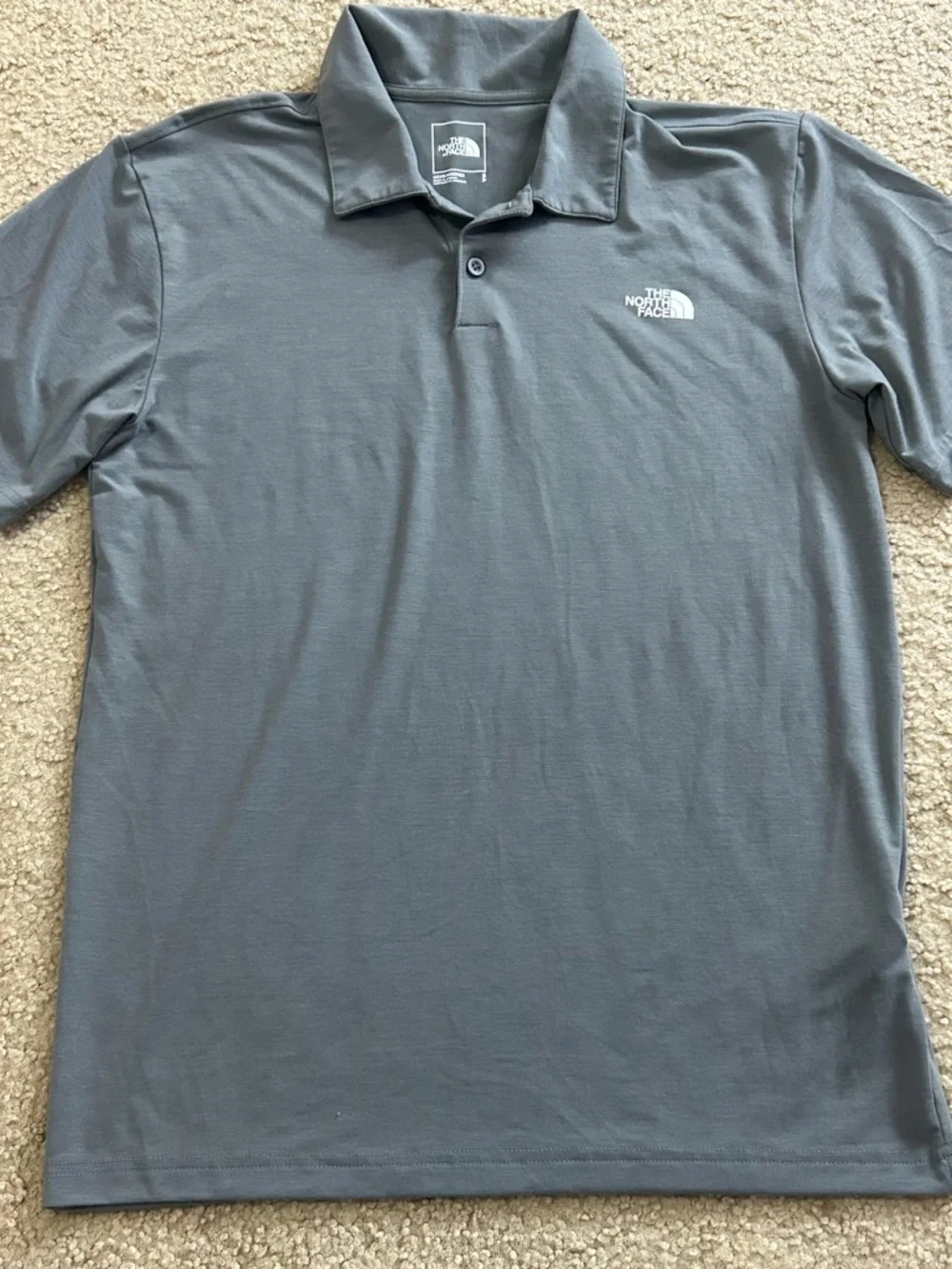 The North Face Men’s Adventure Polo Shirt Mens Small Smoked Pearl Gray